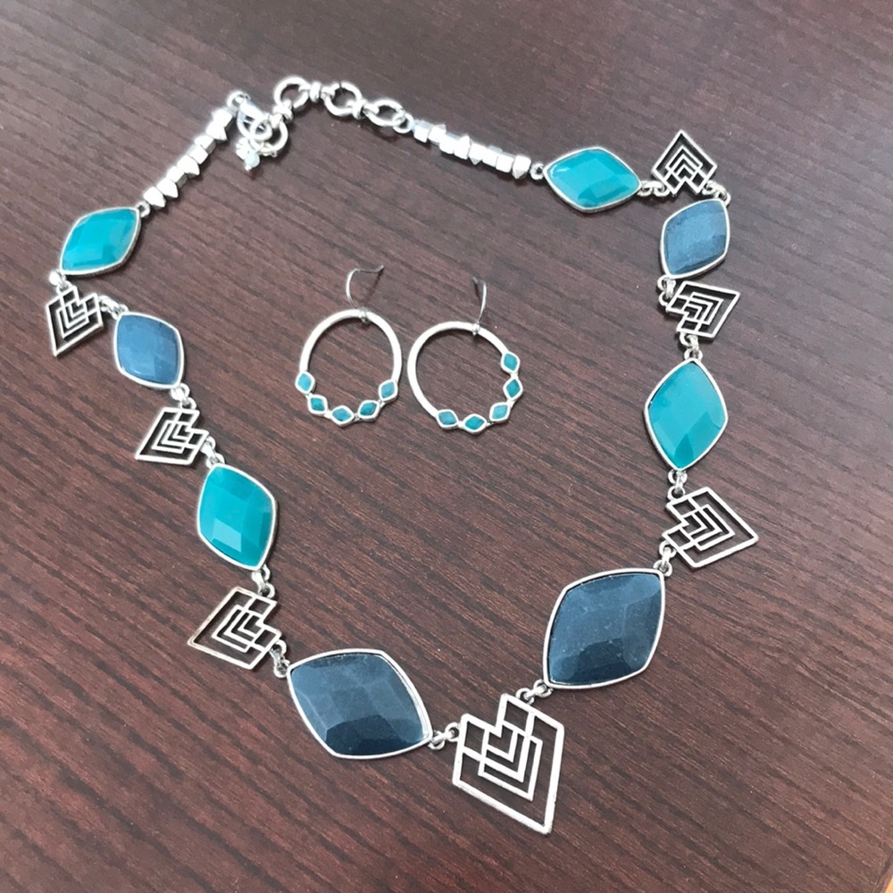 Lucky brand southwest inspired necklace & earrings
